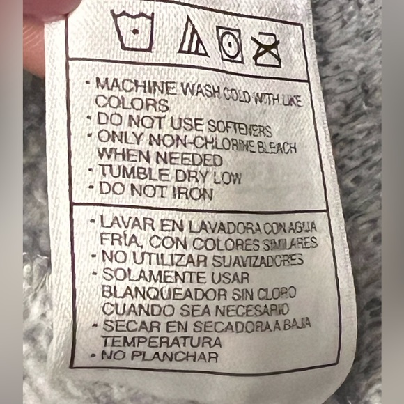 Nike ACG Sherpa Hoodie Women’s Fleece Lined Grey Pullover Button Y2K Gray - Picture 8 of 9